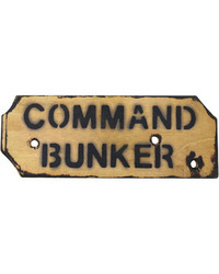 COMMAND BUNKER SIGN