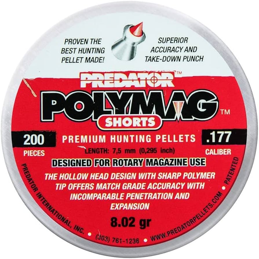 JSB Predator Polymag Shorts .177 Pellets