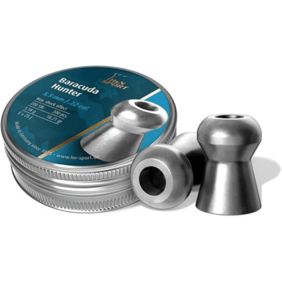 H&N Baracuda Hunter .22 Pellets Tin of 200
