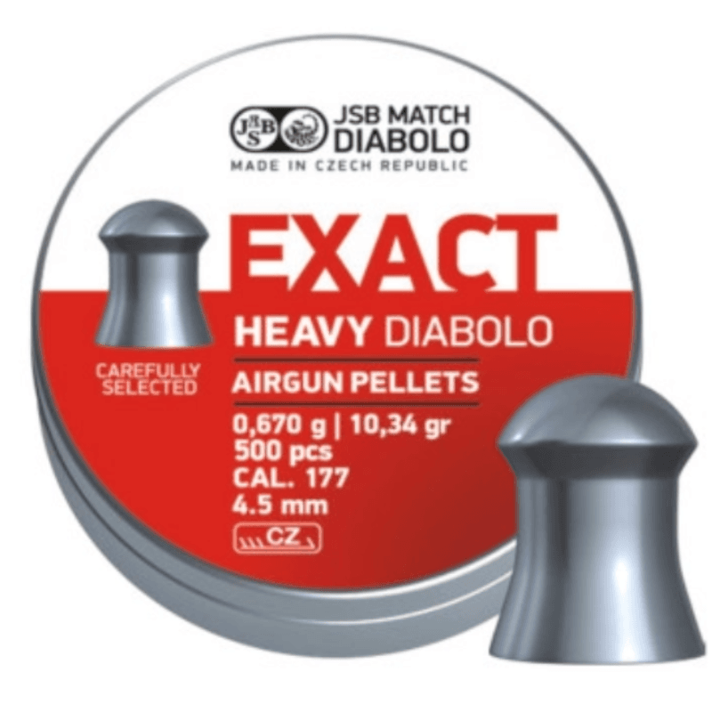 JSB Exact Heavy Diabolo .177 (4.52 mm) Pellets
