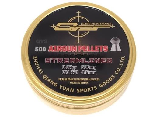 QYS Streamlined 8.64gr .177 Pellets