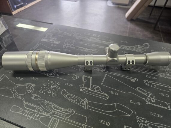 Pre-Owned Leupold BR 36x Silver + Blue Print Mounts