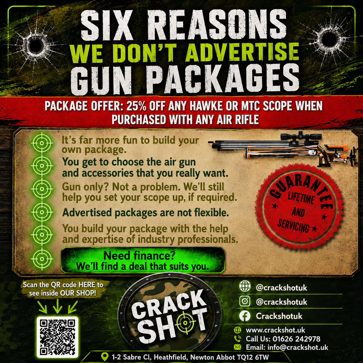 6 Reasons why we don't offer gun packages ...