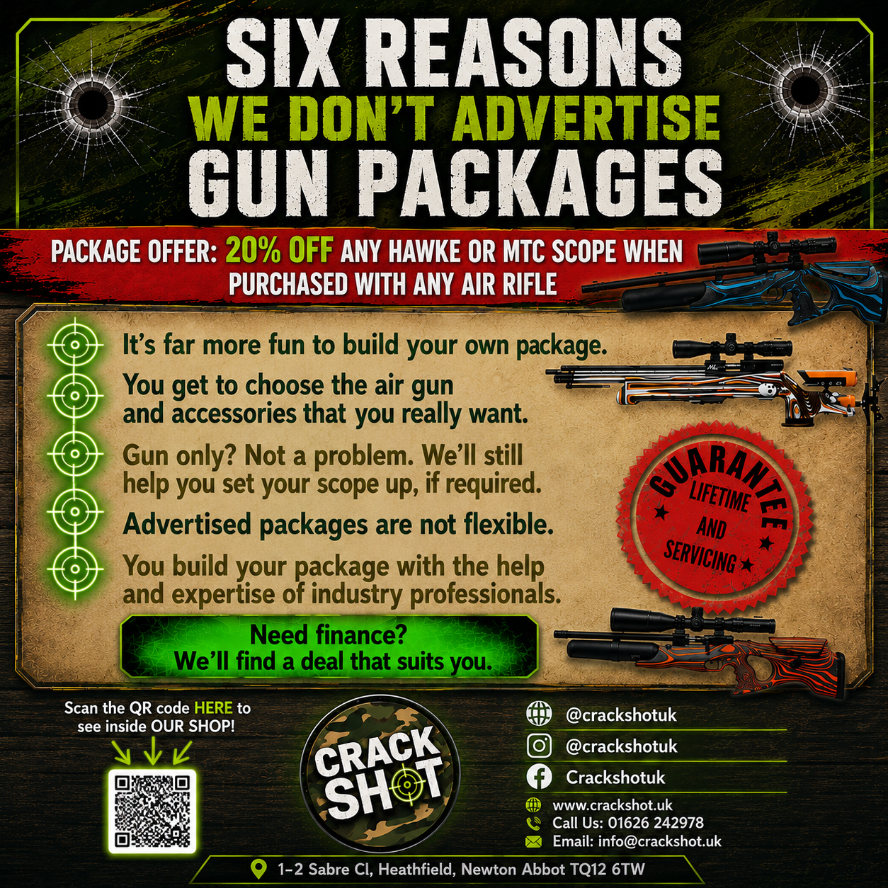 6 Reasons why we don't offer gun packages ...